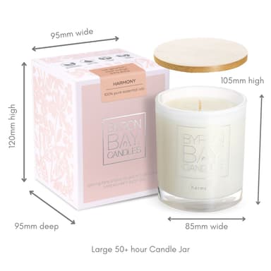 Harmony 50 hour candle measurements