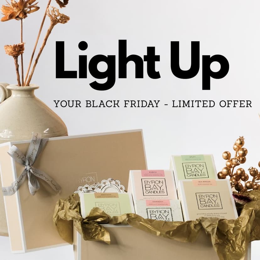 Black Friday- Candle Collection - Byron Bay Candles