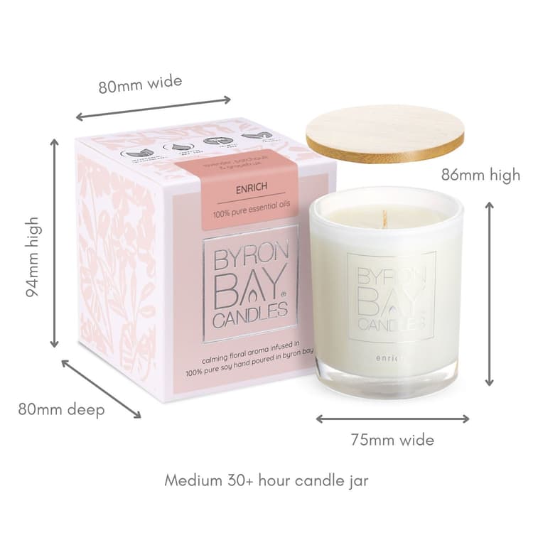 EN 30hr candle measurements