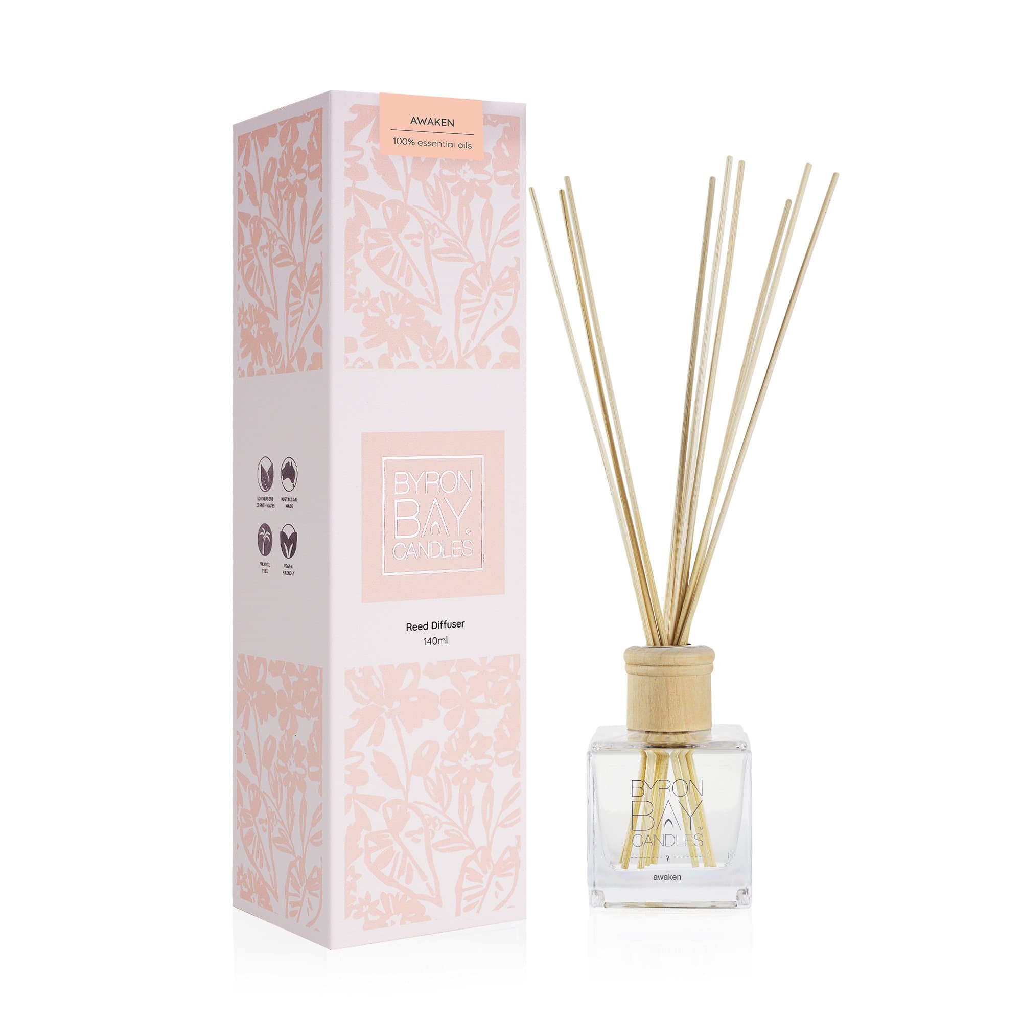 Awaken Reed Diffuser Byron Bay Candles
