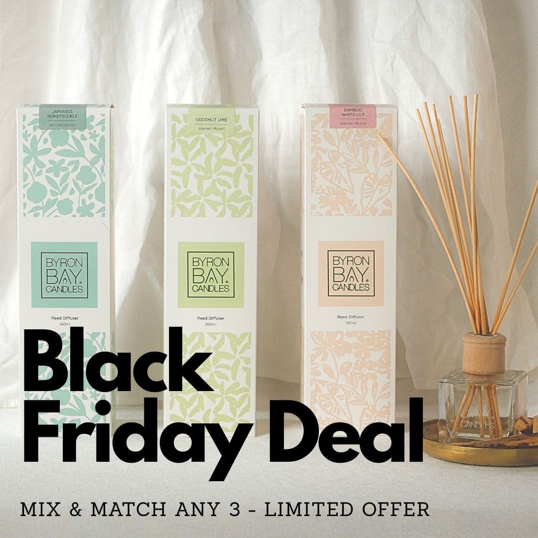 Byron Bay Candles Reed Diffuser Trio Square Image