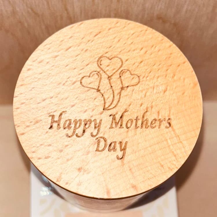 Happy Mother's Day engraved lid