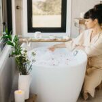 Rain Water (carnation, lily, jasmine, tuberose, violet and crisp white grapefruit) Large 50 Hour Pure Soy Candle