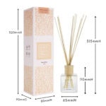 Exotic Amber reed diffuser with measurements