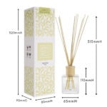 Festivity reed diffuser with measurements