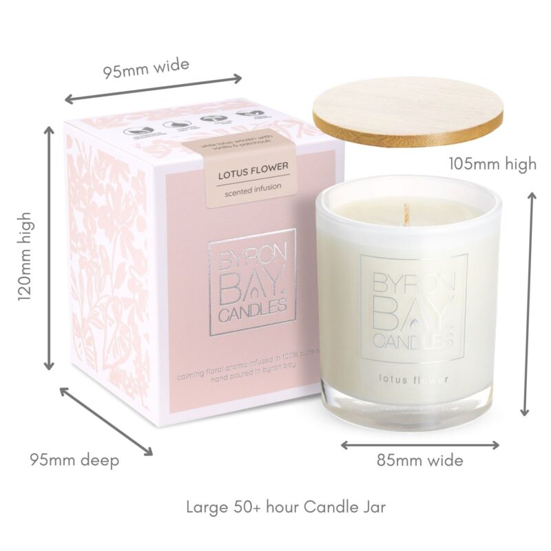 Lotus-Flower-Large-50-hours-Byron-Bay-Candles-measurements