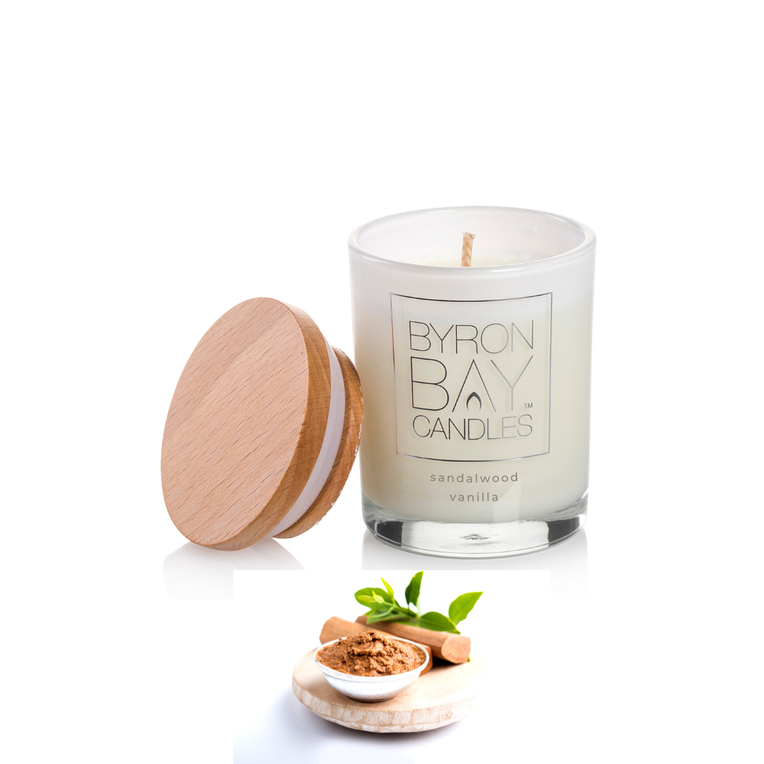 undefined | Sandalwood Vanilla - Small 18 Hour Pure Soy Candle