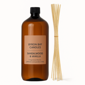 Fragrance Reed Diffuser Refills 1 Litre Bottle With 8 Sets Of Reed Sticks
