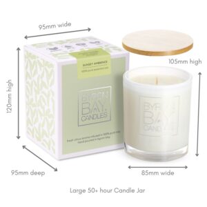 Sunset Ambience 50 hour candle measurements