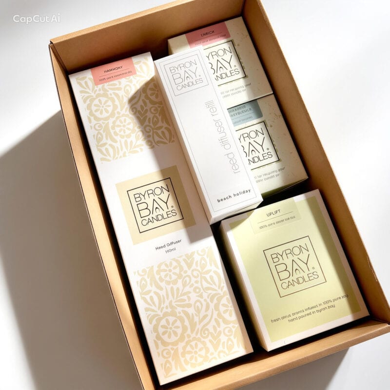 Diffusers + Candles 5 items Gift Set