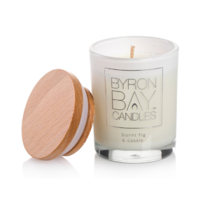 burnt fig & cassis 18 hour candle byron bay candles