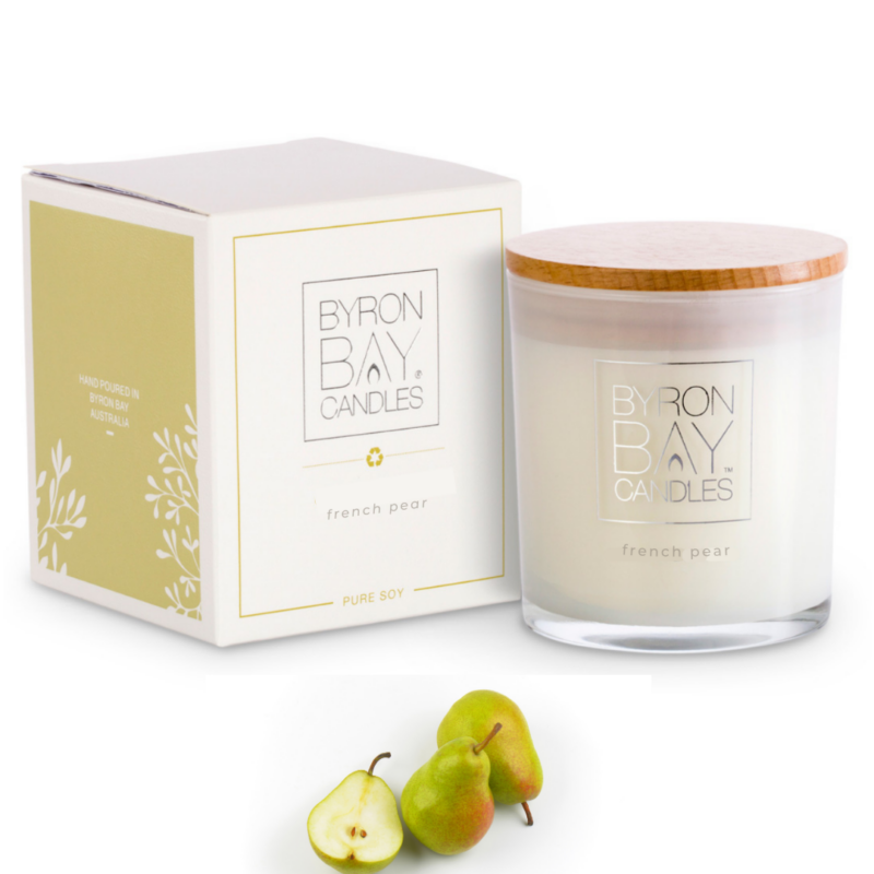 30 hour candle French Pear Byron Bay Candles