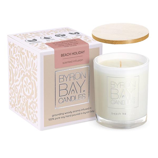 Beach Holiday Medium 30 Hour Pure Soy Candle Byron Bay Candles