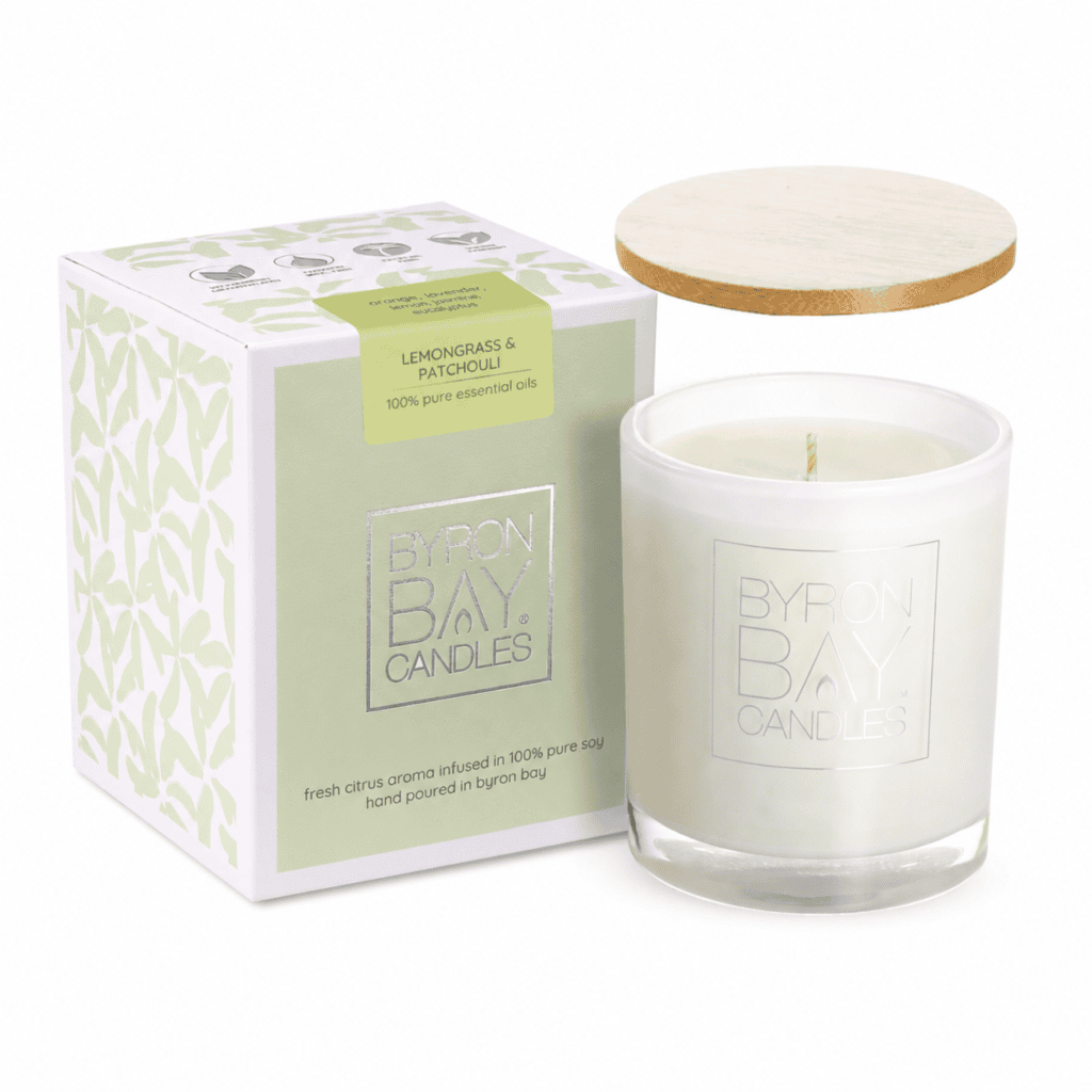 Byron Bay Candles Lemongrass and Patchouli Large Candle