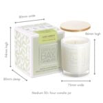 SA 30hr candle measurements SA 30hr candle measurements