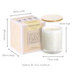 Unscented 30hr candle measurements Unscented 30hr candle measurements