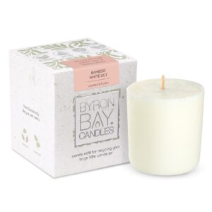 Byron-Bay-Candles-Bamboo-White-Lily-Refill-Candle