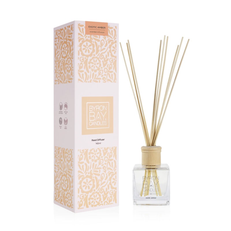Golden Amber Reed Diffuser Byron Bay