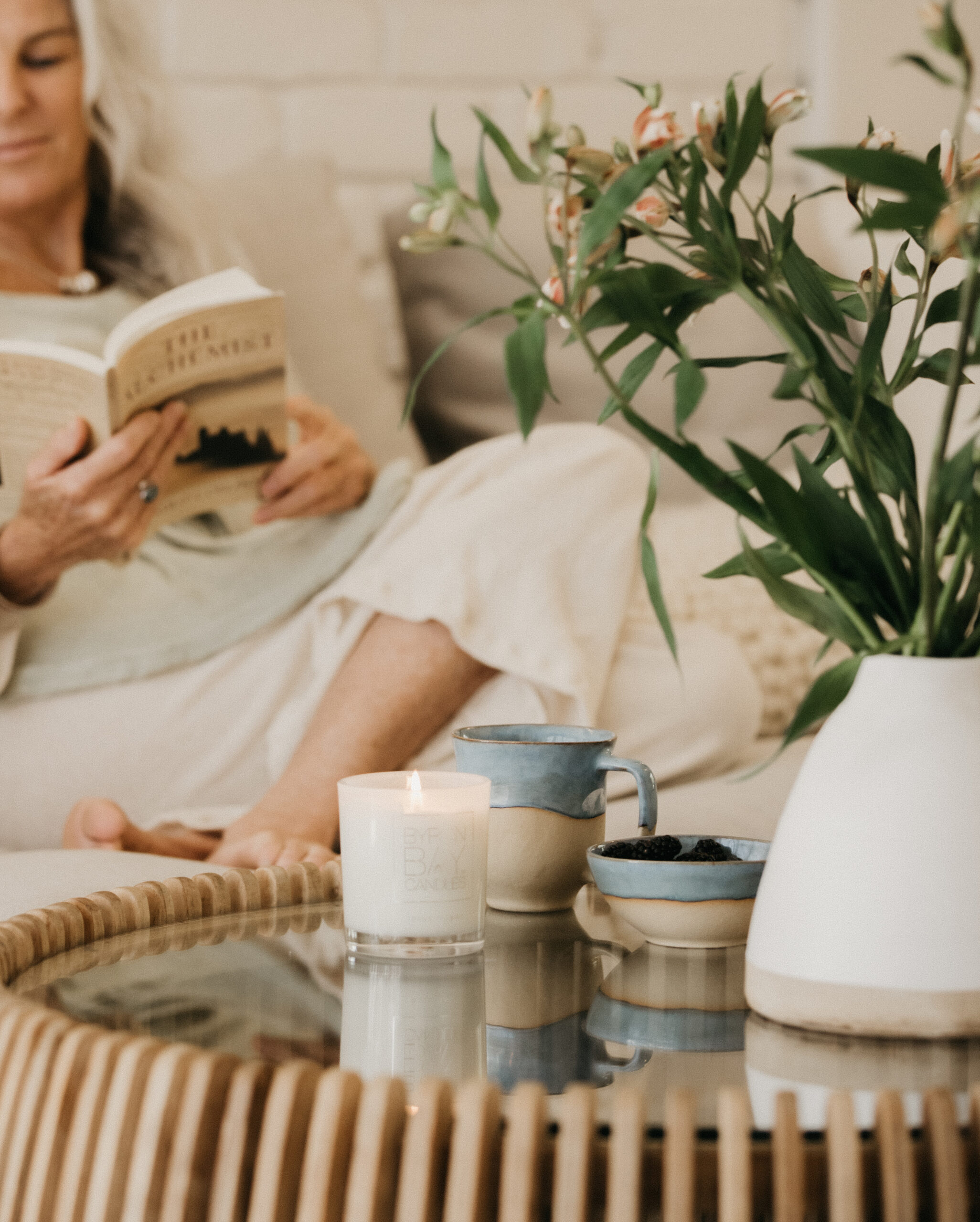 Byron Bay Candles relaxing candle moment