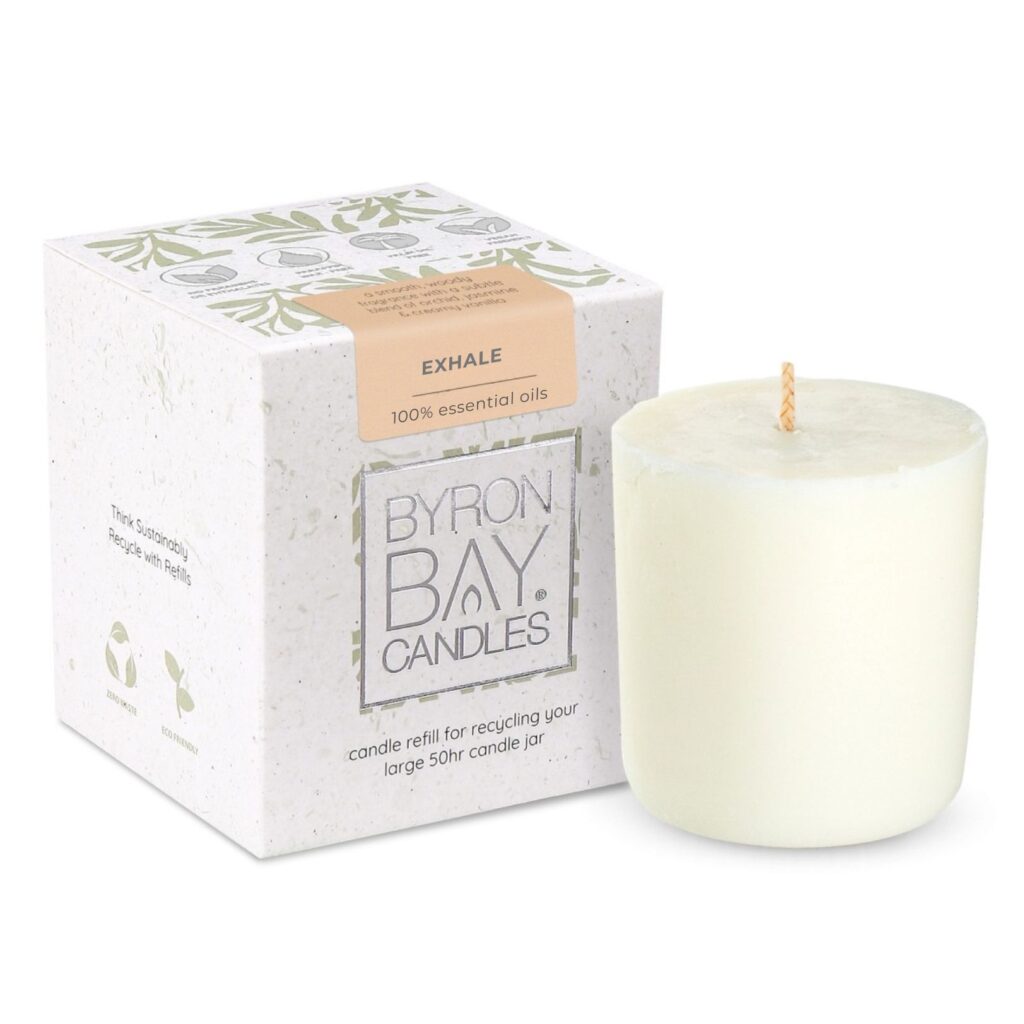 Exhale refill candle Byron Bay Candles