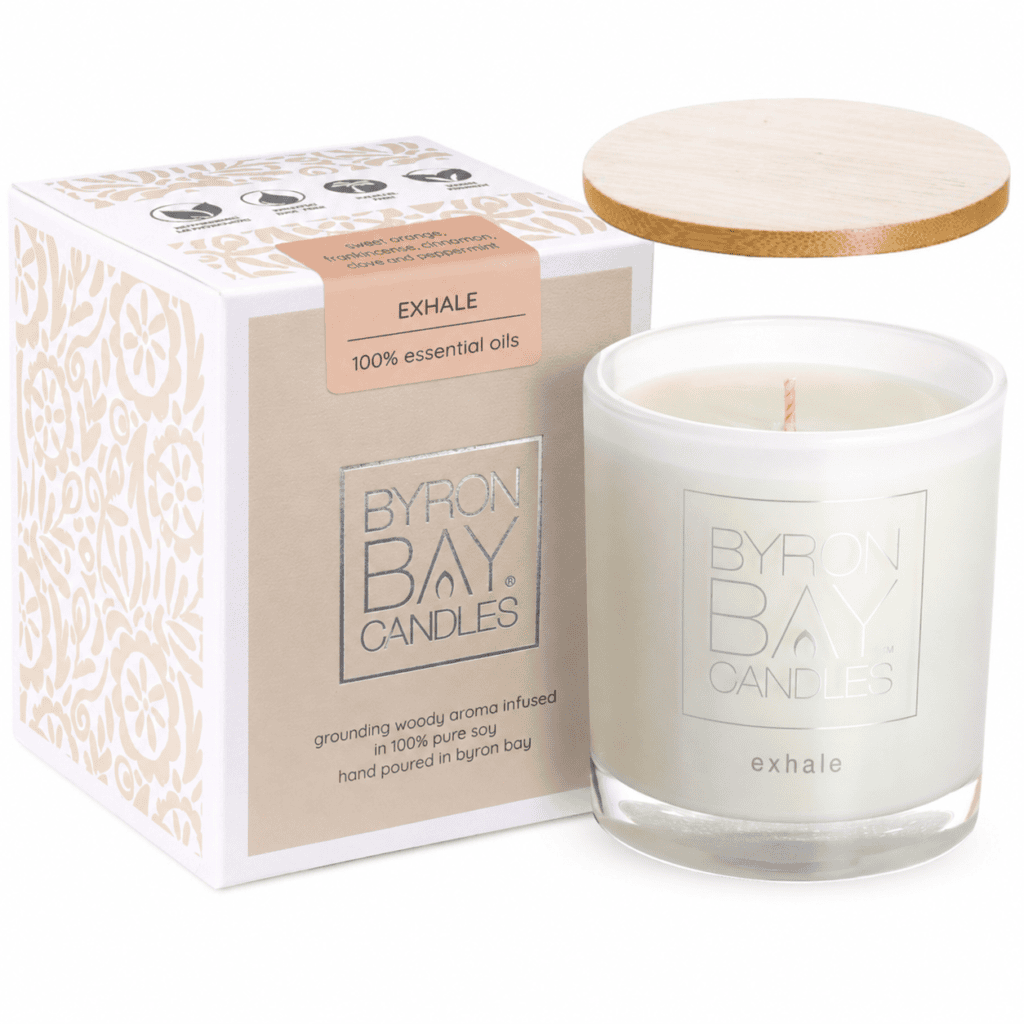 Exhale Large 50 Hour Candles Byron Bay Candles
